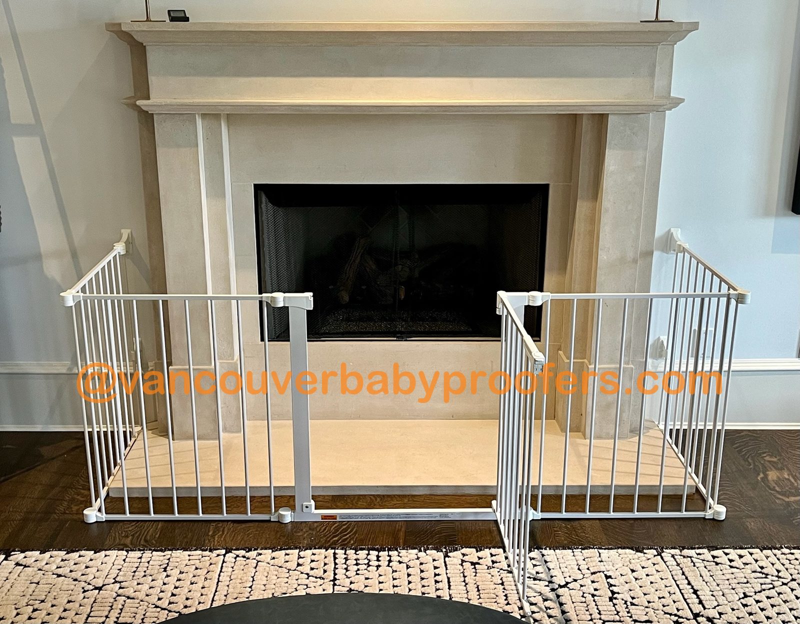 Fireplace & play areas installation by Vancouver Baby Proofers