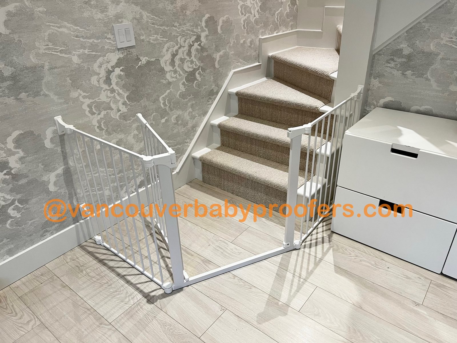Fireplace & play areas installation by Vancouver Baby Proofers