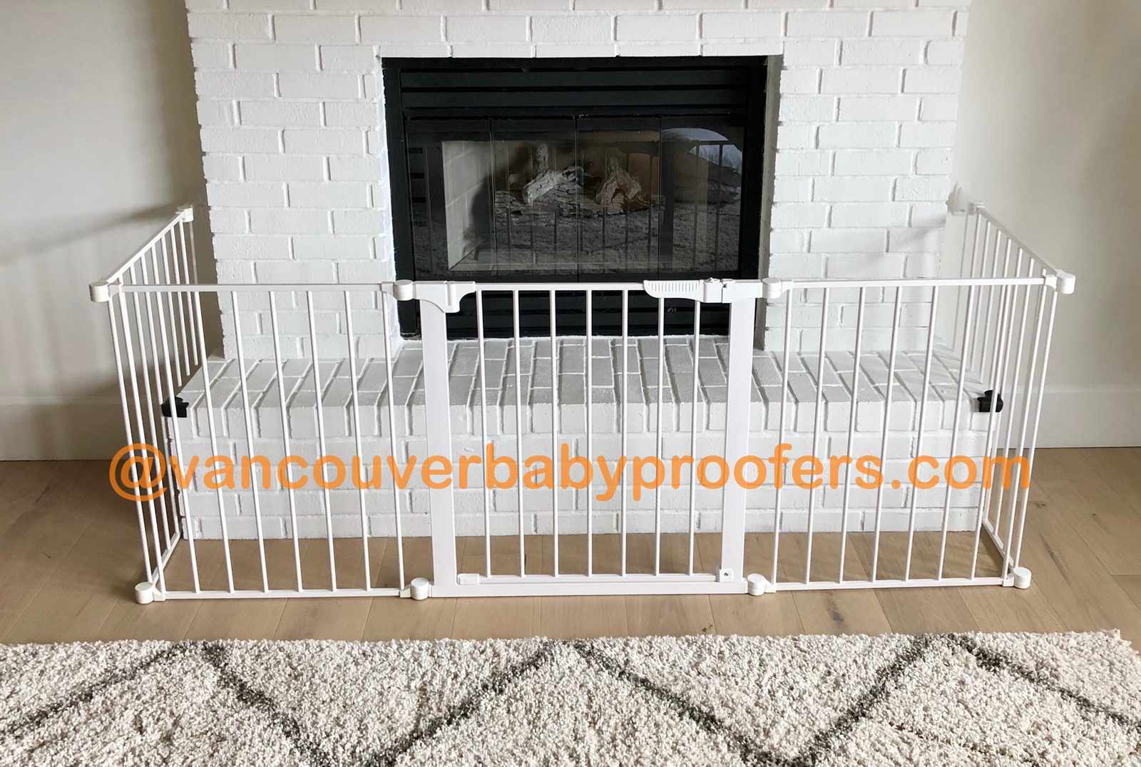 Fireplace & play areas installation by Vancouver Baby Proofers