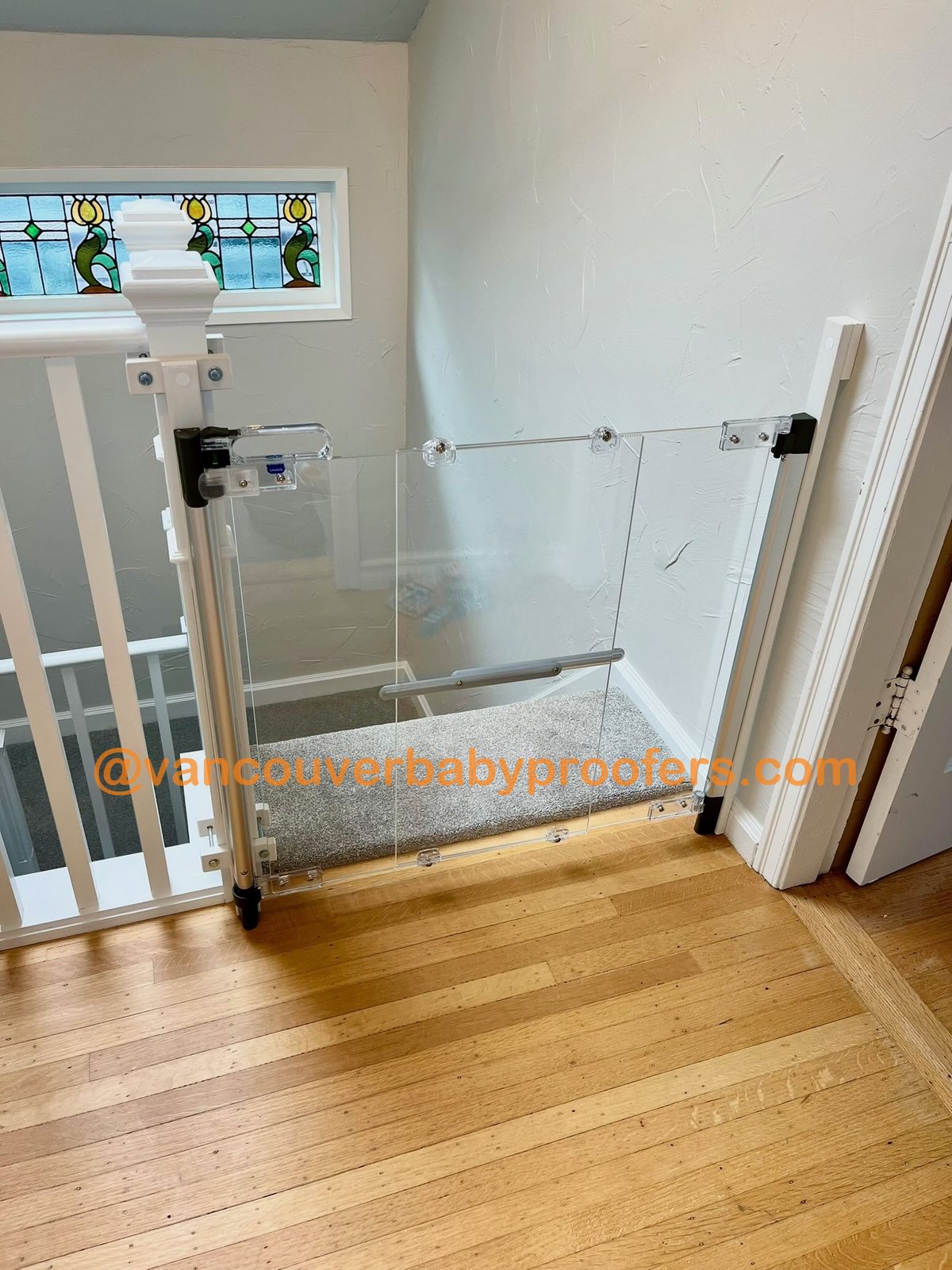 Qdos Crystal installation by Vancouver Baby Proofers