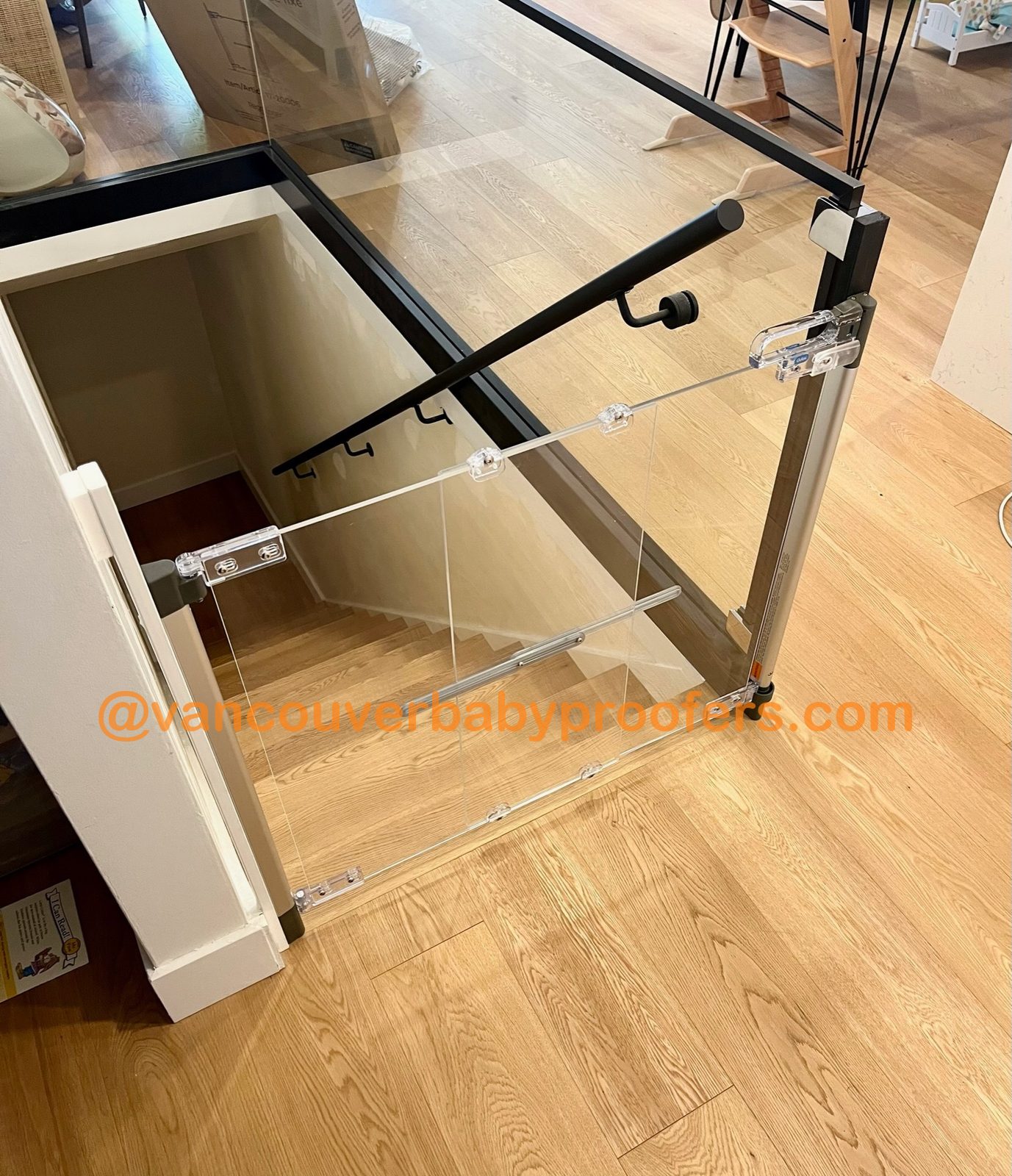 Qdos Crystal installation by Vancouver Baby Proofers