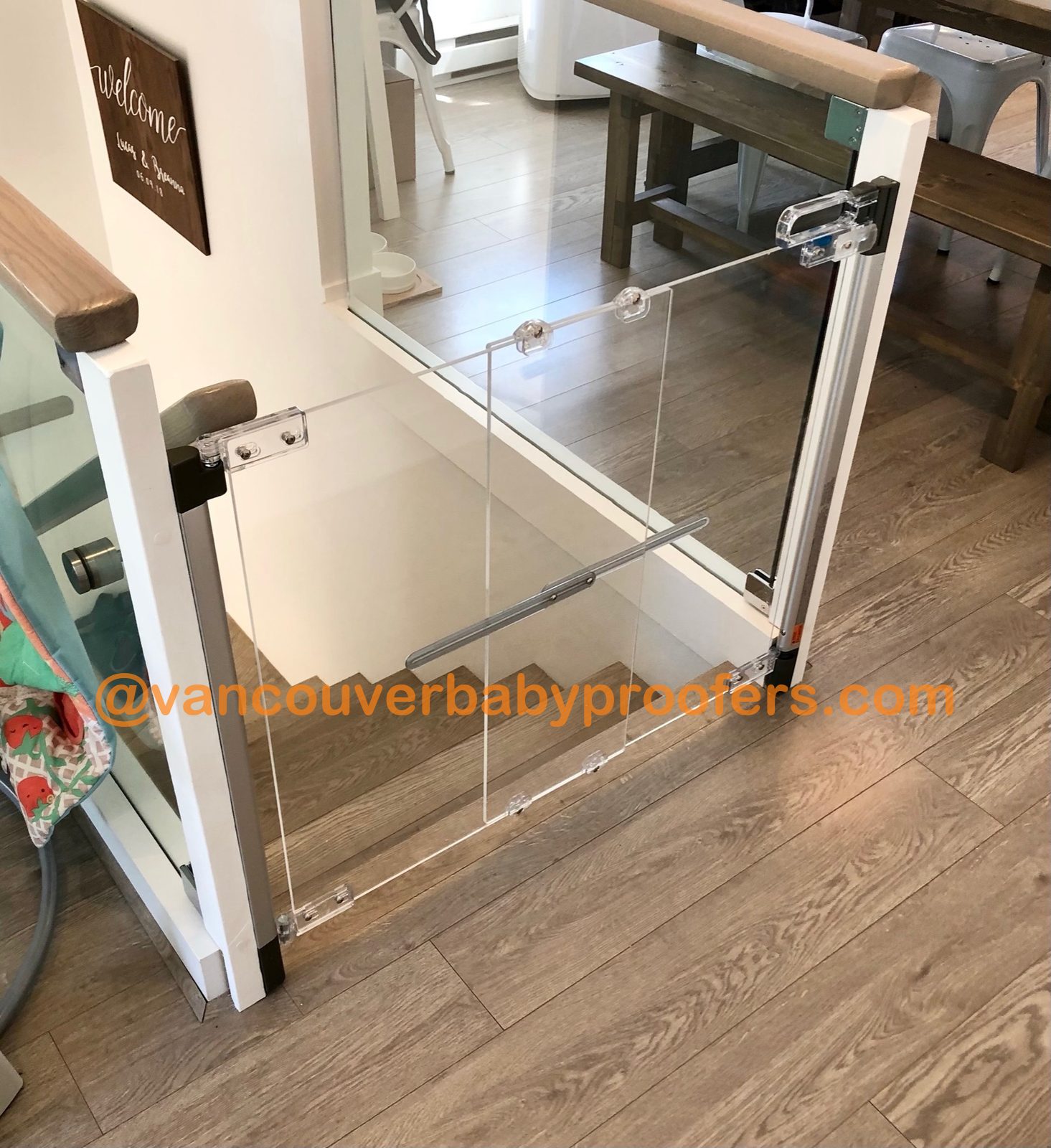 Qdos Crystal installation by Vancouver Baby Proofers