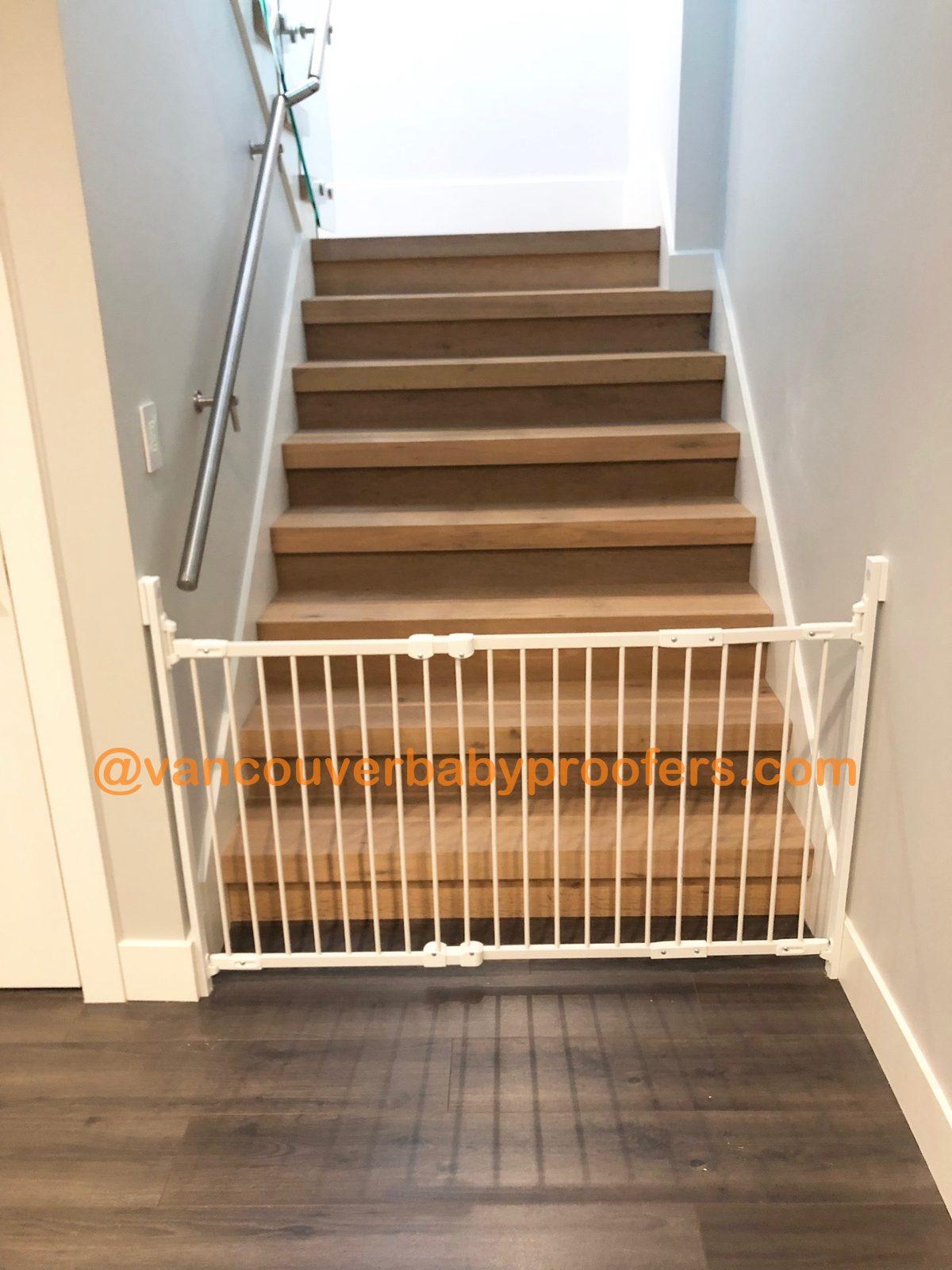 Wall to wall installation by Vancouver Baby Proofers