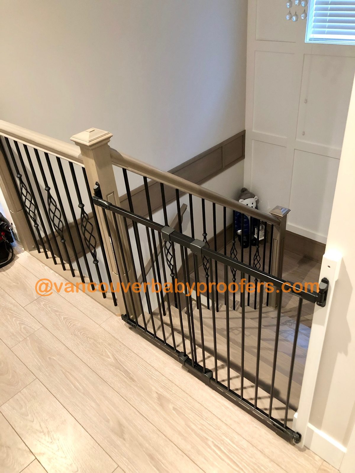 Wall to wall installation by Vancouver Baby Proofers