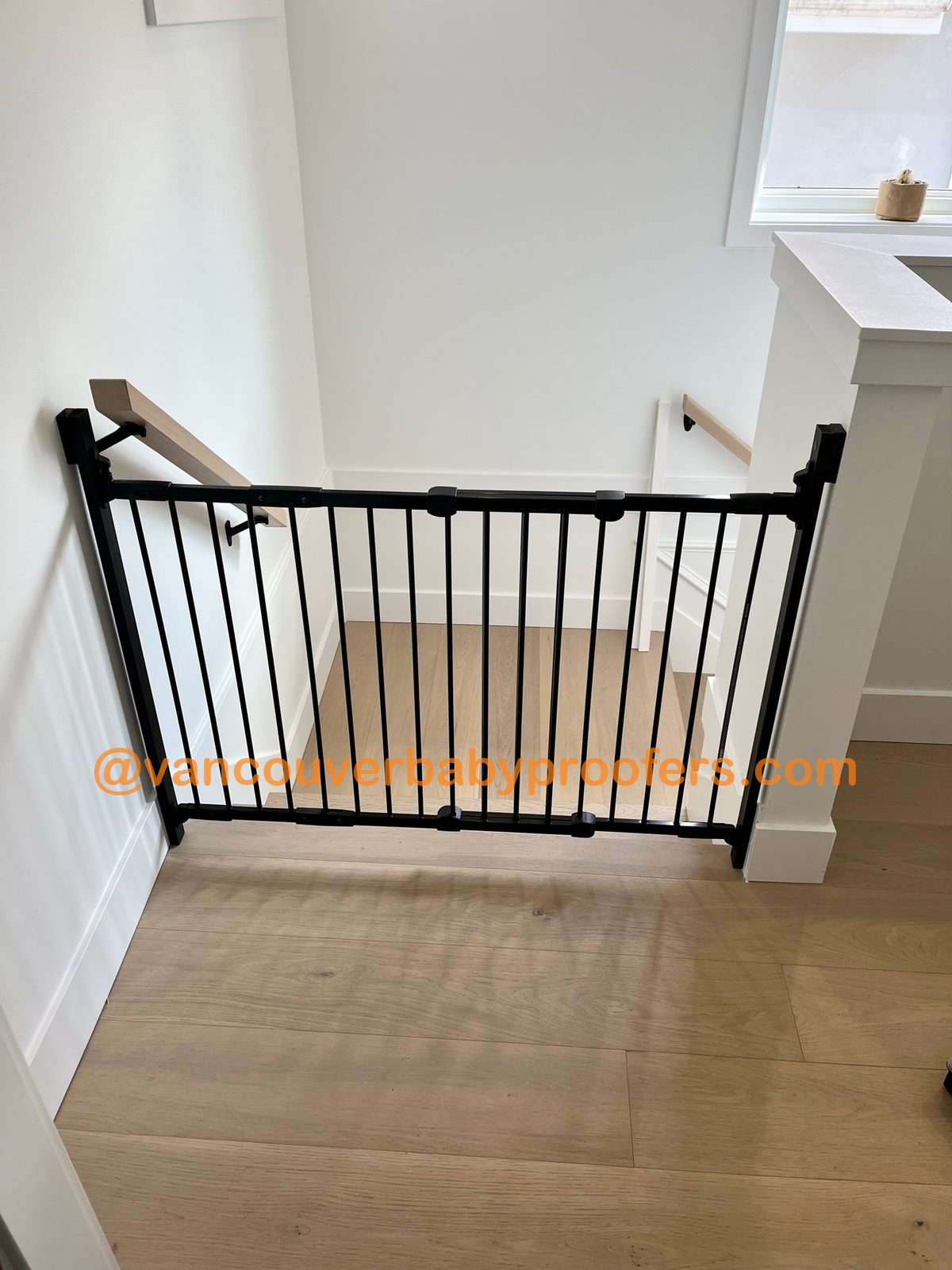 Wall to wall installation by Vancouver Baby Proofers