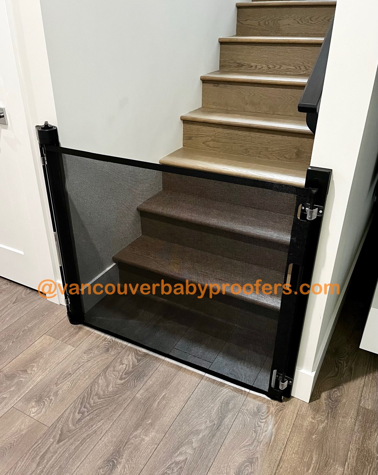 Wall to wall installation by Vancouver Baby Proofers