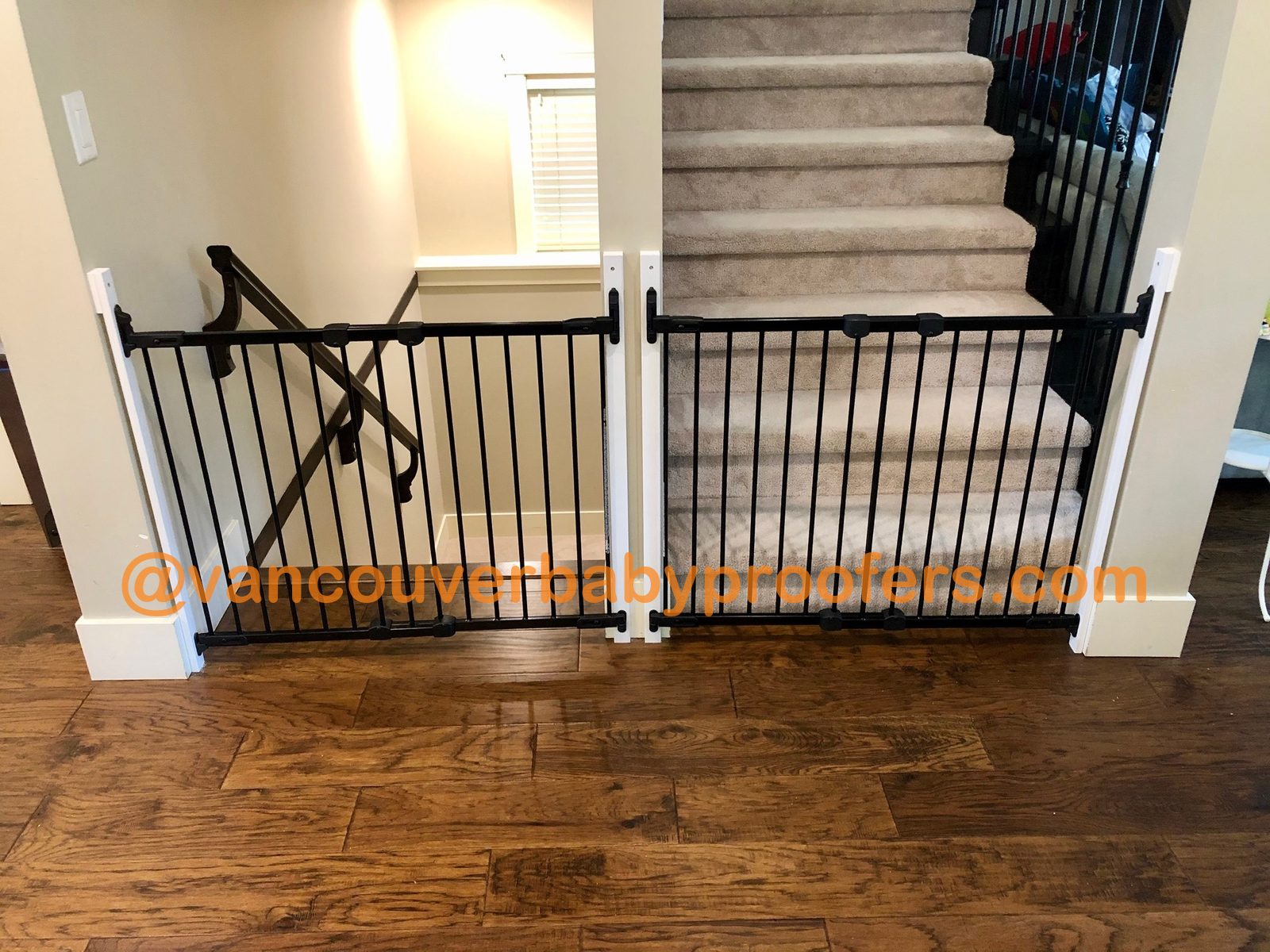 Wall to wall installation by Vancouver Baby Proofers