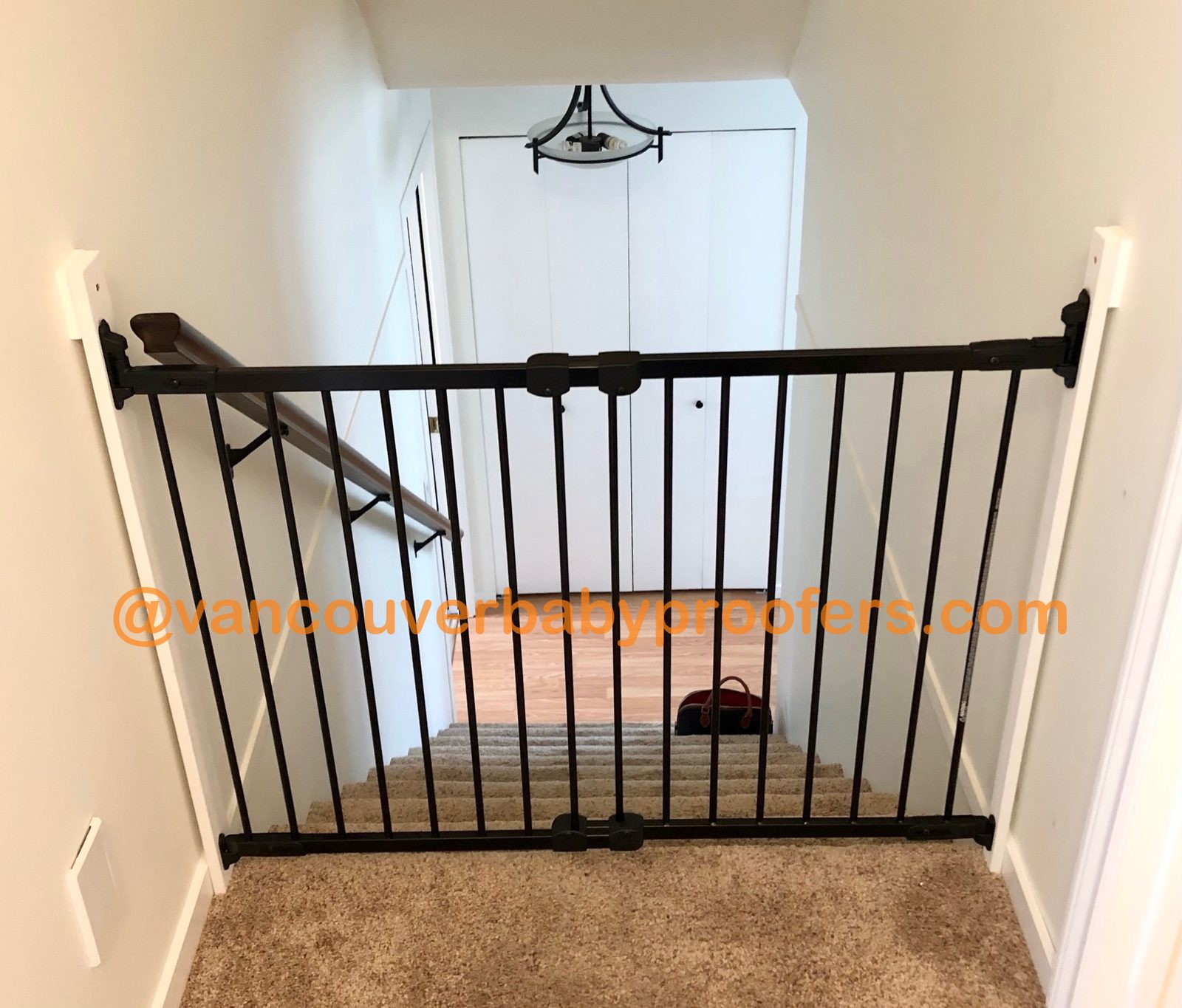 Wall to wall installation by Vancouver Baby Proofers