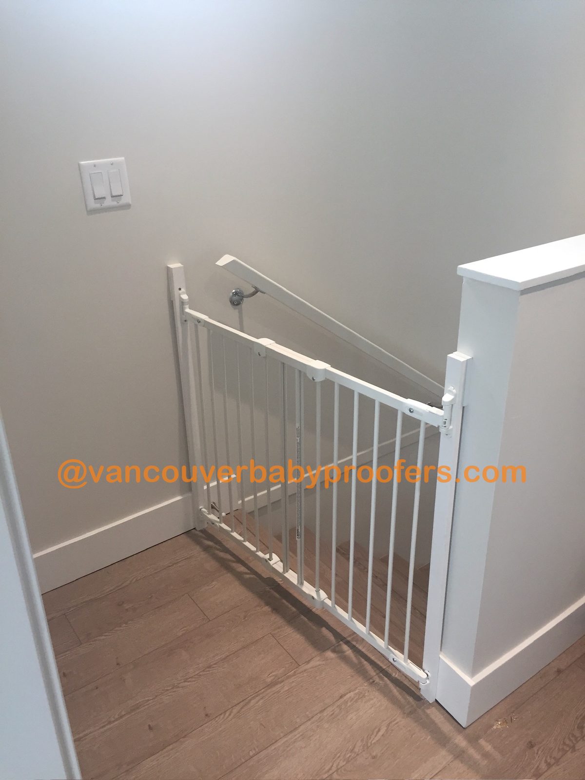 Wall to wall installation by Vancouver Baby Proofers