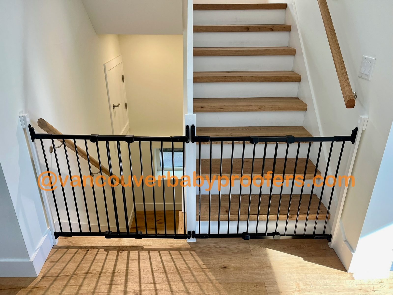 Wall to wall installation by Vancouver Baby Proofers