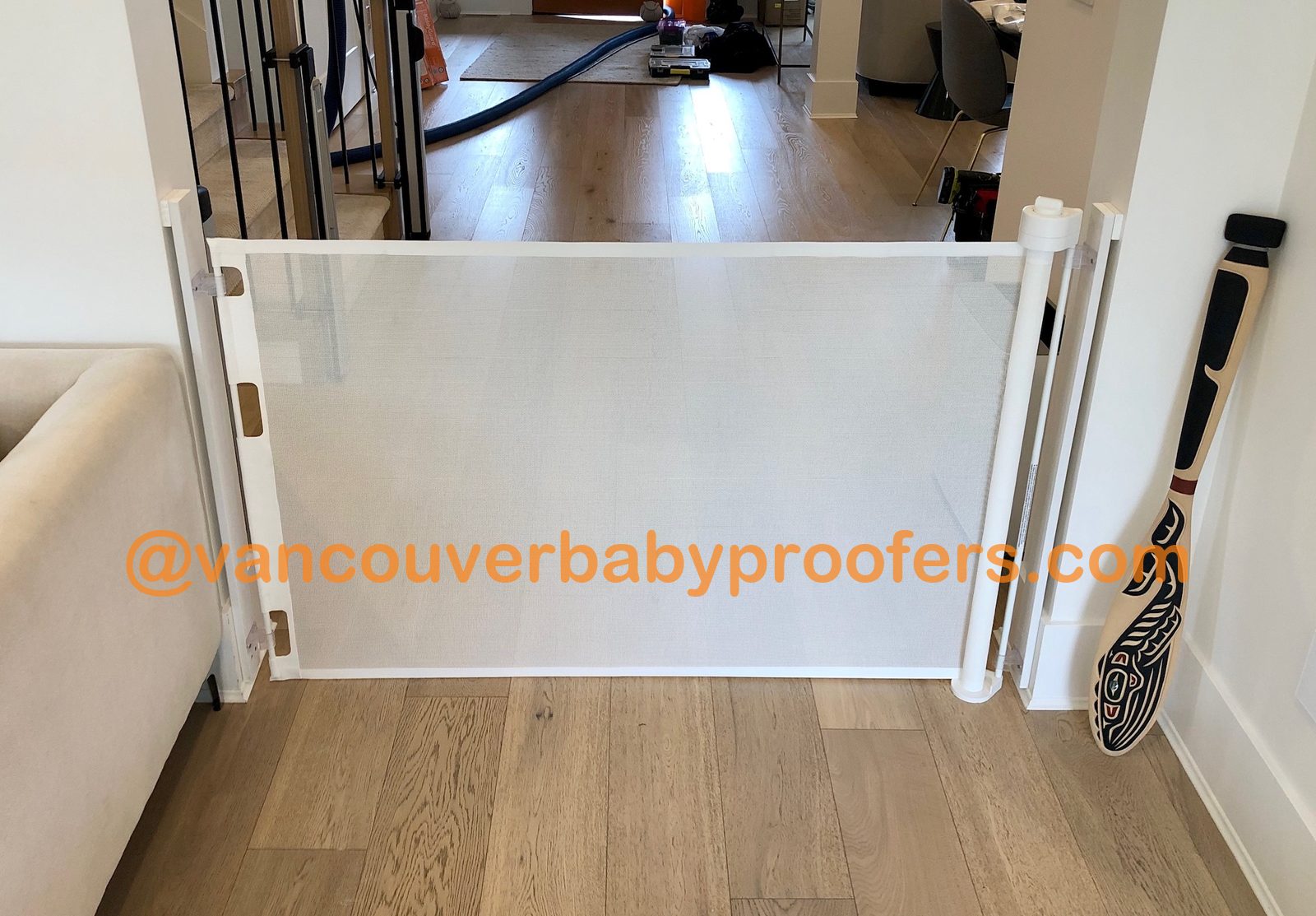 Wall to wall installation by Vancouver Baby Proofers