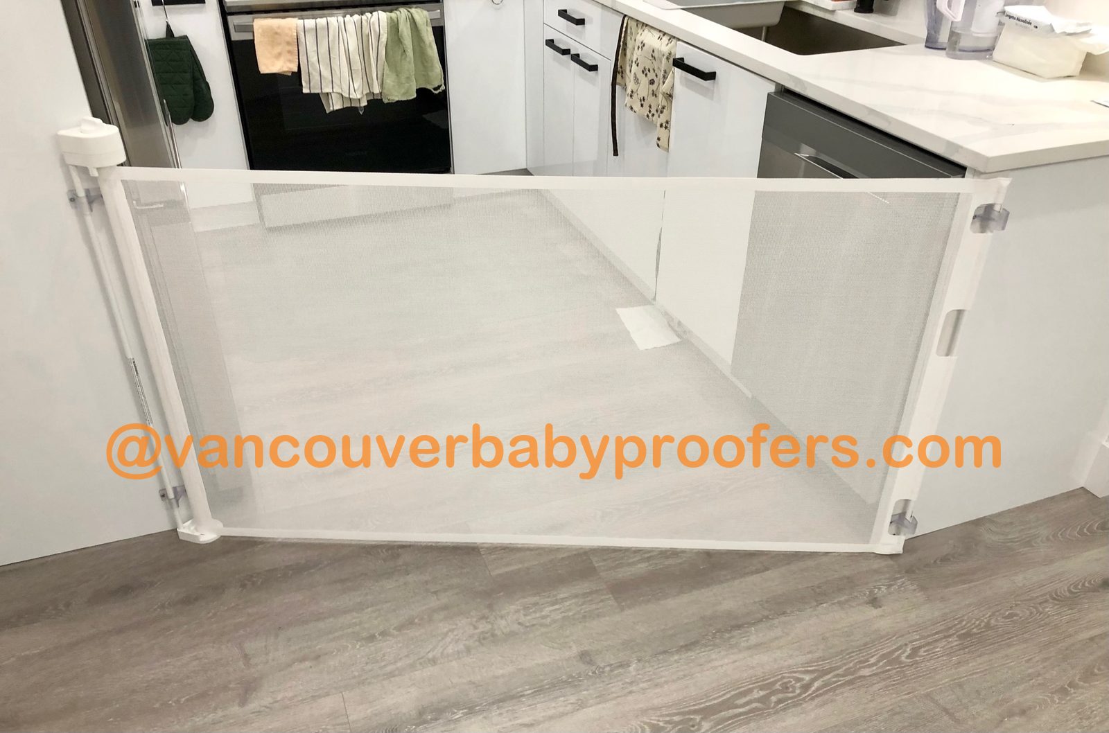Wall to wall installation by Vancouver Baby Proofers