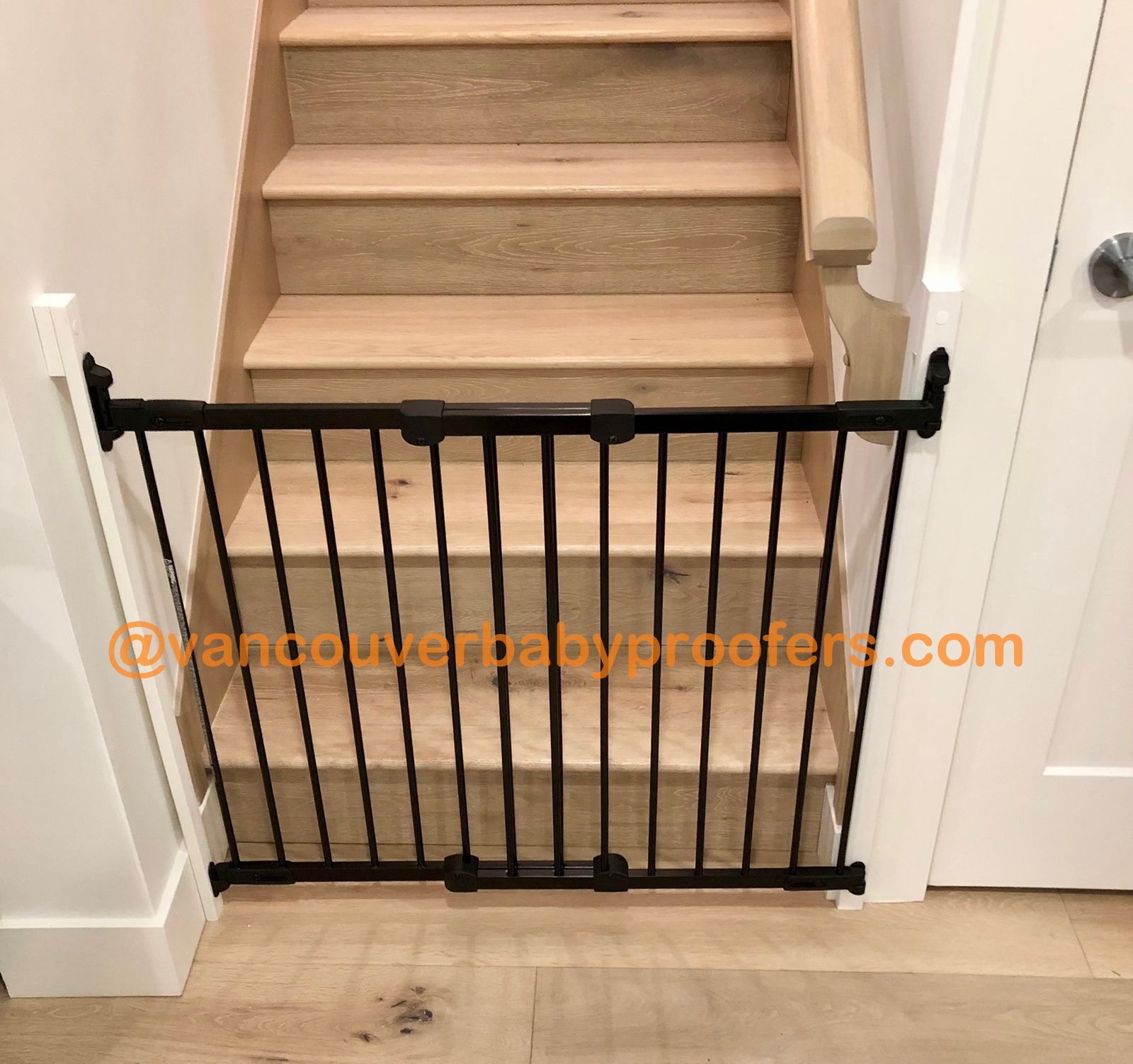 Wall to wall installation by Vancouver Baby Proofers