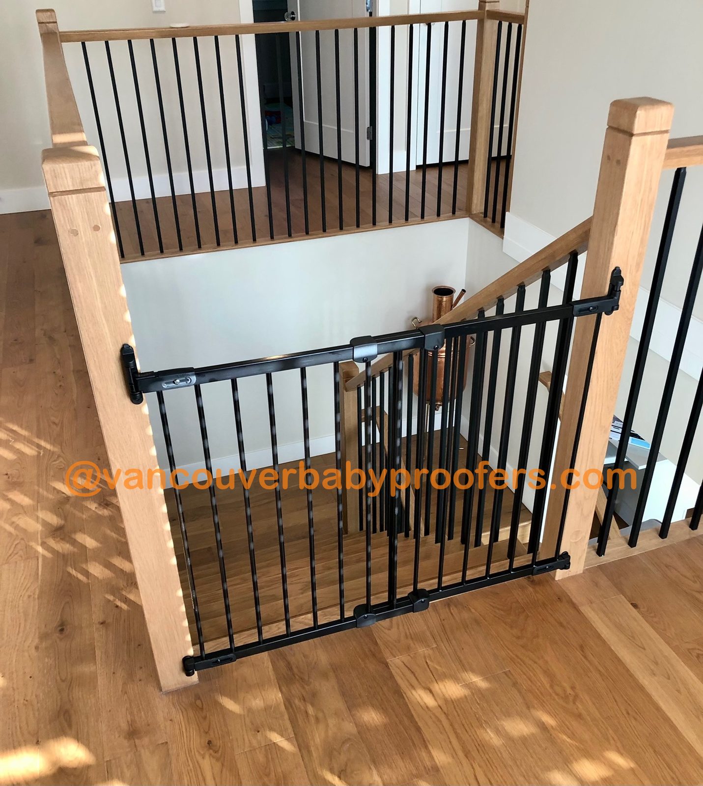 Wall to wall installation by Vancouver Baby Proofers
